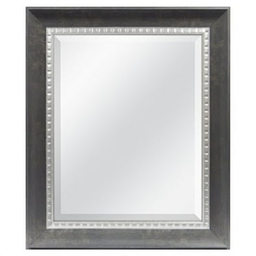 Silver MCS 24x36 Inch Sloped Mirror with Dental Molding Detail 29.5x41.5 Inch Overall Size 20565 Silver MCS 24x36 Inch Sloped Mirror with Dental Molding Detail 29.5x41.5 Inch Overall Size 20565